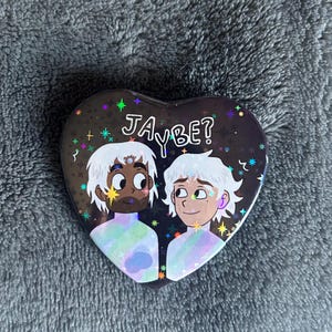 Jayvik holographic button