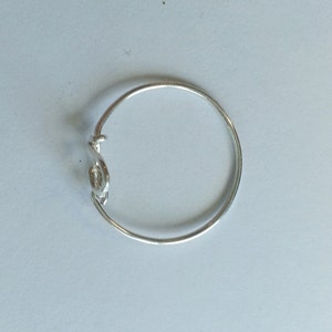 sterling silver heart ring stackable FREE SHIPPING image 4