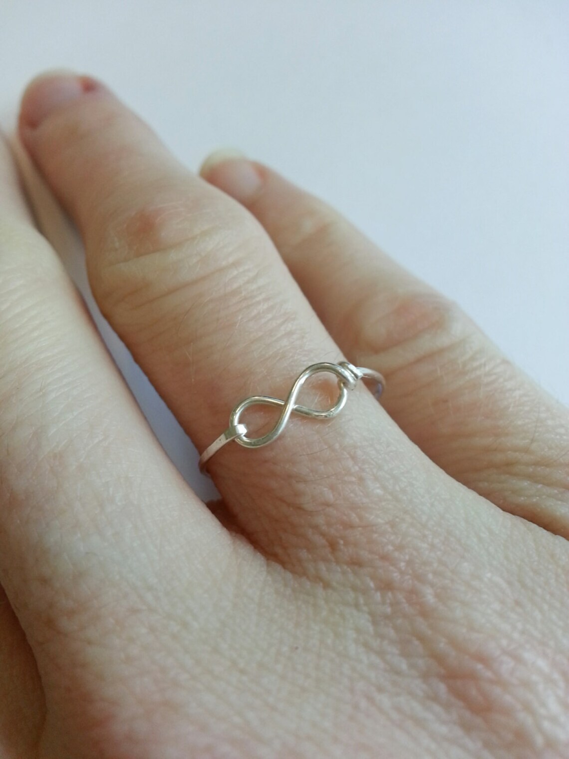 Sterling Silver Infinity Ring Stacking FREE SHIPPING - Etsy