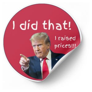 I did that Trump sticker
