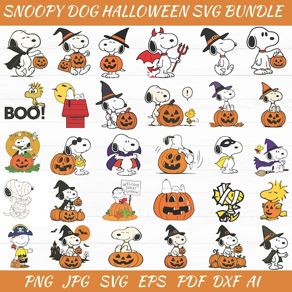 Sticker Snoopy Svg - Etsy