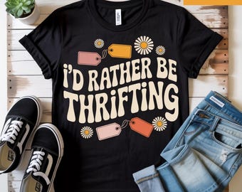 I'd Rather Be Thrifting Png