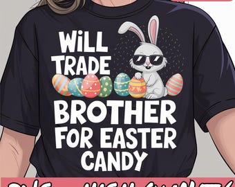 Will Trade Brother For Easter Candy funny family moments Png, Family fun with Easter candy trade Png, Funny Easter Bunny Png, Easter Candy