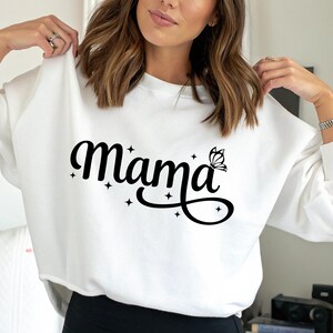 Pretty Mama PNG, Cute Mama, Mother Day, Mama PNG, Mama Shirt PNG, png & svg, Mama Clipart, Digital Design