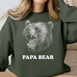Papa Bear Shirt, Father’s Day Gift, Birthday Gift for Dad, Cute Bear Dad Tee, Gift from Kids, Papa Bear Sweatshirt, Dad T-Shirt