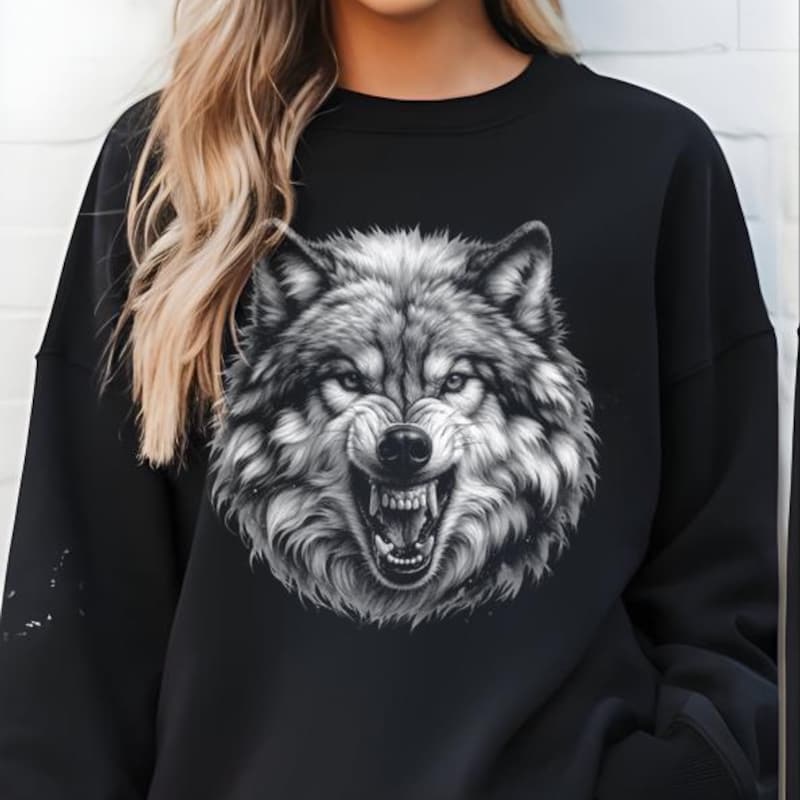 Alpha Wolf Hoodies - Etsy