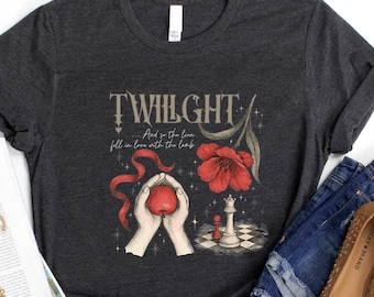 Twilight Shirt, Twilight Fans Homage Tee, Vampires Wolves Romance Sweatshirt, Gift for Book Lover, Bookish Sweater, The Twilight Saga