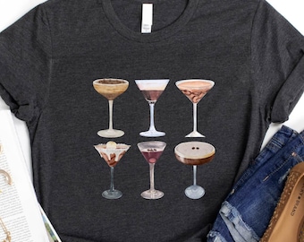 Espresso Martini Shirt, Cocktail Sweater, Unique Drink Wear Tee, Tini Time Sweatshirt, Coffee Lover Gift, Espresso Martini Social Club
