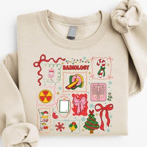 Radiology Christmas Sweatshirt, Christmas Xray Tech Sweater, Christmas Gift For Radiologist, RAD Tech Holiday Shirt, Xray Technologist Gift