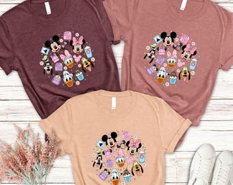 Disney Characters Shirts, Matching Disney Shirts, Mickey Friends Sweatshirt, Disney Family Matching Shirt, Disney Trip Tee, Girls Trip Shirt