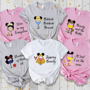 Disney Princess Drinking Shirt, Disney Bachelorette Shirts, Funny Quotes Wine Shirt, Disney Bachelorette Party Shirt, Girls Trip Shirt