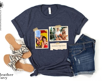 Custom Photo And Text Shirt, Vintage Polaroid T-shirt, Bachelorette Party Sweatshirt, Personalized Mothers Day Shirt, Retro Photo Shirt