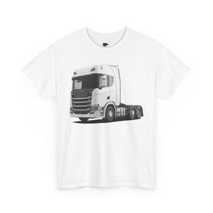 Semi Truck Tee | Truck Driver Shirt, Tractor Unit Illustration