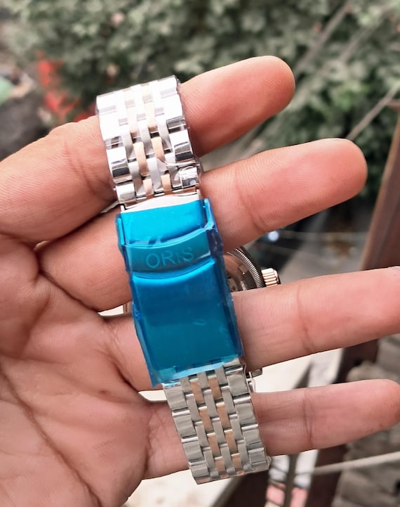 NOS Oris Pointer Date Automatic Men's Wrist Watch - image 10