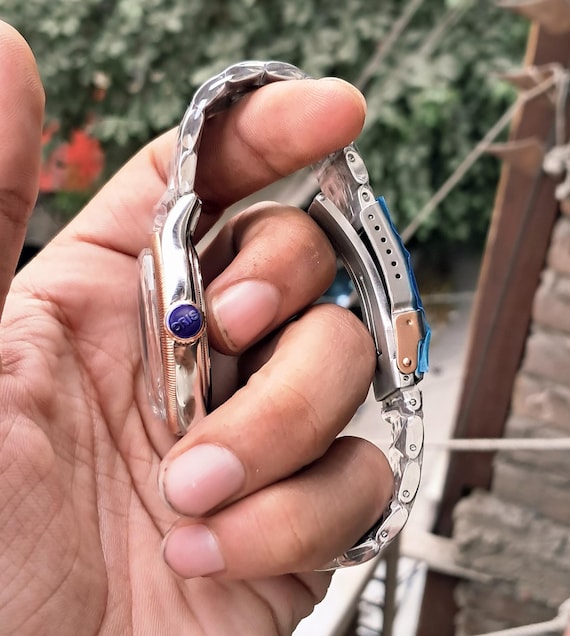 NOS Oris Pointer Date Automatic Men's Wrist Watch - image 9