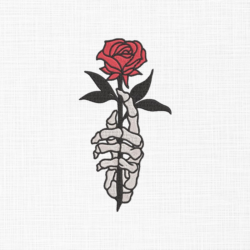 Roses Skeleton - Etsy