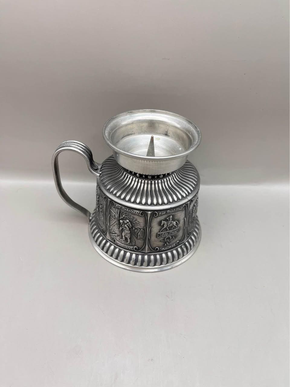 Vintage Frieling-zinn Germany Pewter 95% Candle Holder - Etsy