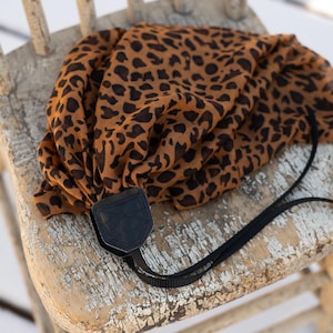 Leopard Scarf Camera Strap