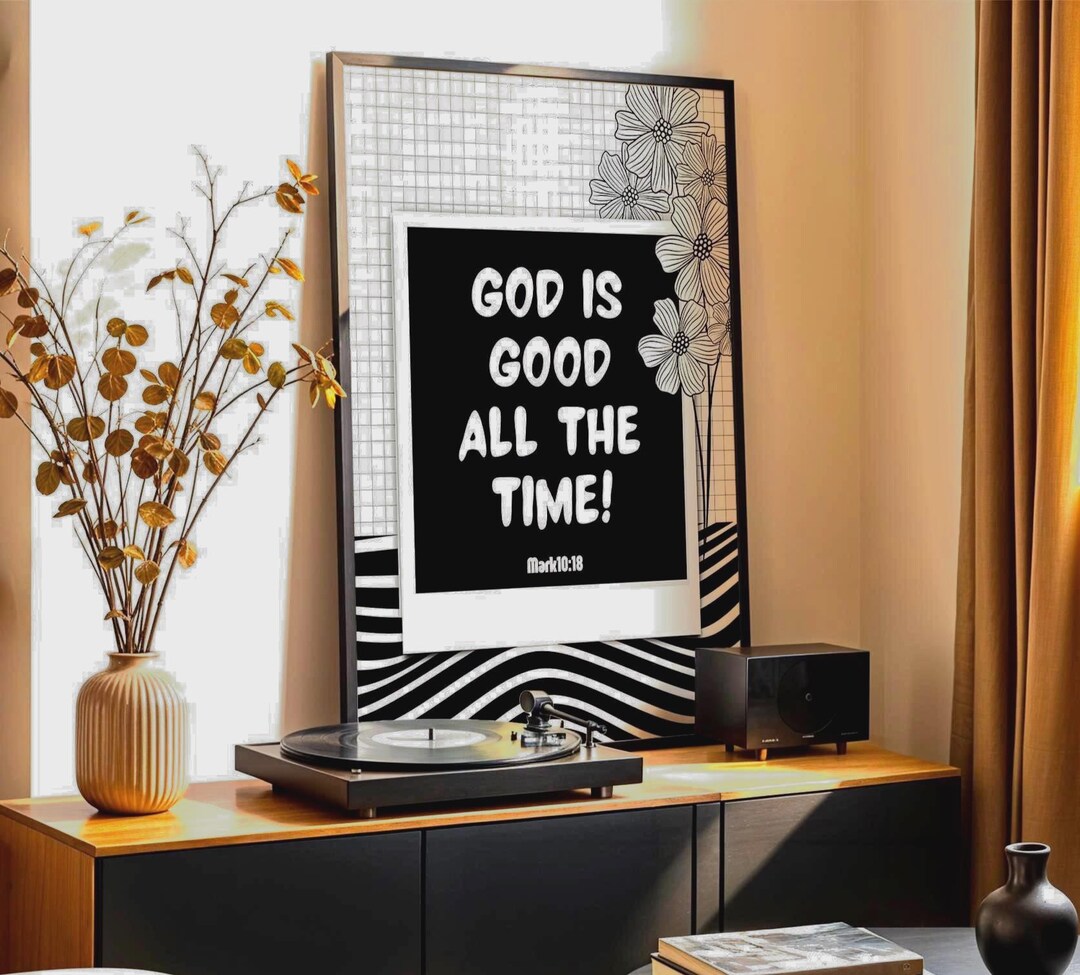 Modern Christian Wall Art Bible Verse Print Digital Scripture Download ...