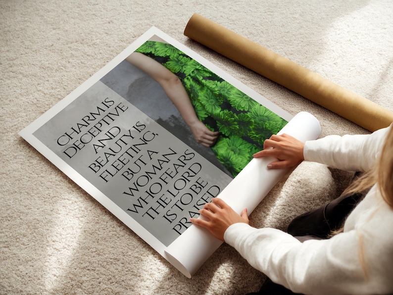 trendy-christian-wall-art-print-set-contemporary-bible-verse-green