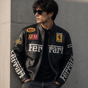 Y2k Leather Jacket - Etsy