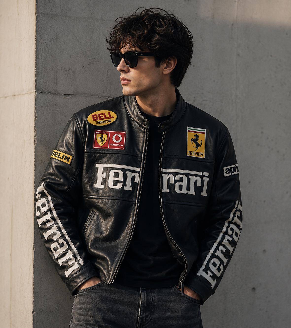 Ferrari jacket leather - Etsy 日本
