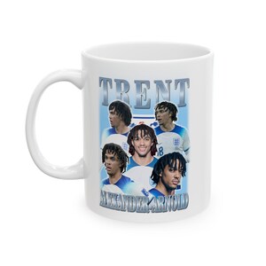 Vintage Trent Alexander-Arnold Mug, Trent Alexander-Arnold Mug, Trent Alexander-Arnold footballer graphic design Ceramic Mug, (11oz, 15oz)