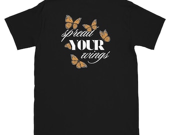 Butterfly Graphic T-Shirt: Motivational Streetwear Tee