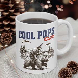 Cool Pops Club Shirt, Cool Dad Shirt, Funny Grandpa Shirt, Funny Cowboy Pops Shirt, Dad Joke T-Shirt, Gift for Grandpa, Father's Day Gift image 7