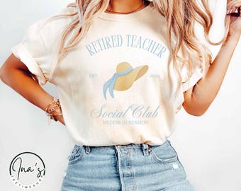 Retired Teacher Shirt, Custom Teacher Retirement Gift, Personalized Teacher Retirement Gift, Retired Class of 2025, Farewell Tour Shirt