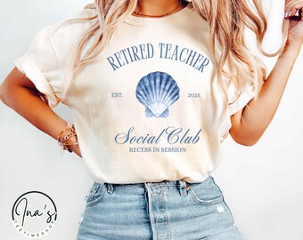 Retired Teacher Shirt, Custom Teacher Retirement Gift, Personalized Teacher Retirement Gift, Retired Class of 2025, Farewell Tour Shirt