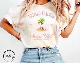 Retired Teacher Shirt, Custom Teacher Retirement Gift, Personalized Teacher Retirement Gift, Retired Class of 2025, Farewell Tour Shirt