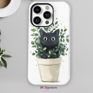 Funda de teléfono con diseño de gato divertido, compatible con iPhone 16, E, 15 Plus, 14 Pro Max, 13, 12 Mini, 11, 8 SE, XS, X, Samsung S23 Ultra, Google Pixel