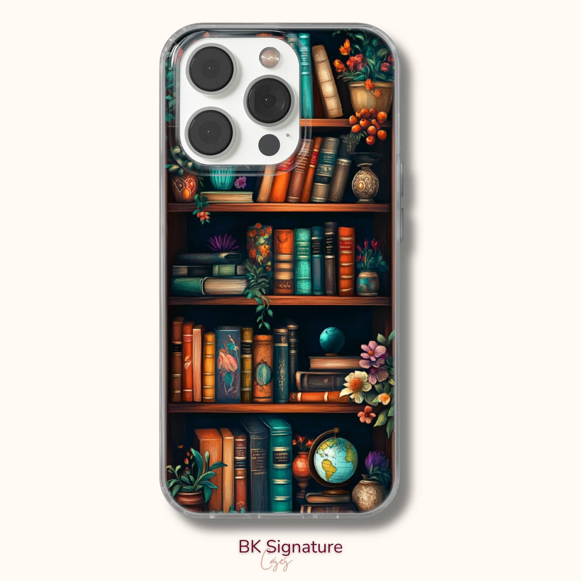 Bookish Phone Case Book cover for iPhone 16e, 15, 14, 13, 12, 11, SE, Samsung S25 Edge, S21, S23, Pixel 9 Pro XL, 9A, 8 Pro