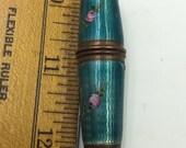 Vintage Guilloche Enamel Sewing Etui Kit With Thimble Case French Antique Necessaire