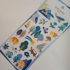 Quilt Atelier Sticker "Ein Wald mit wunderschönen Sternen", Mindwave