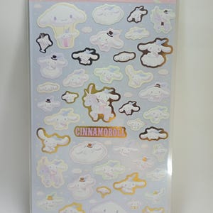 Pegatina estampada con papel de aluminio de Cinnamoroll