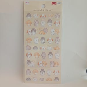 Pegatina de animal "Conejo", Daiso