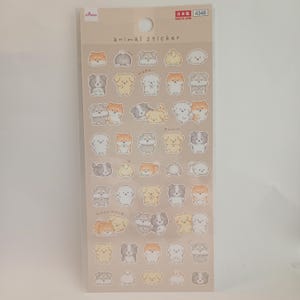Pegatina de animal "Perro", Daiso