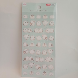 Tieraufkleber "Schwanzmeise", Daiso