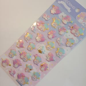 Sello Pukutto "Pequeñas estrellas gemelas", Sanrio