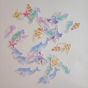 Flockensiegel "Sommermotiv Meer", Daiso