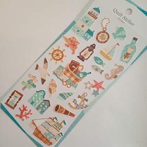 Quilt Atelier Sticker "Eine Stadt mit Hafen", Mindwave