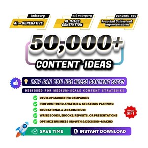 Plus de 50 000 guides pratiques de génération d'images IA | Modèle CSV Excel de mise en œuvre | Tutoriels visuels pas à pas | Télécharger