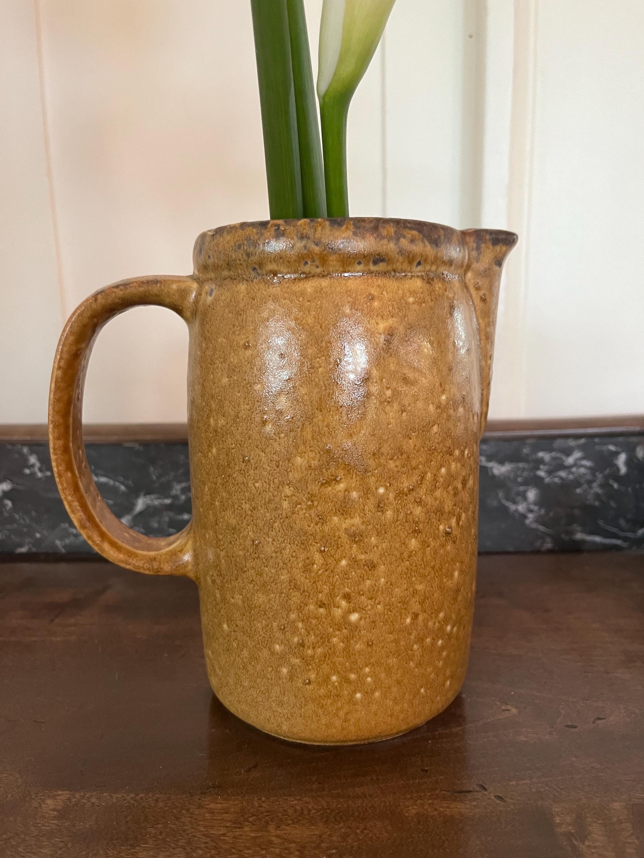 くぅ　　　　　　　　　　　　　　　　　　　　　【Vintage】McCoy Vintage Mccoy #342 Large Stoneware Pottery Bean Crock With