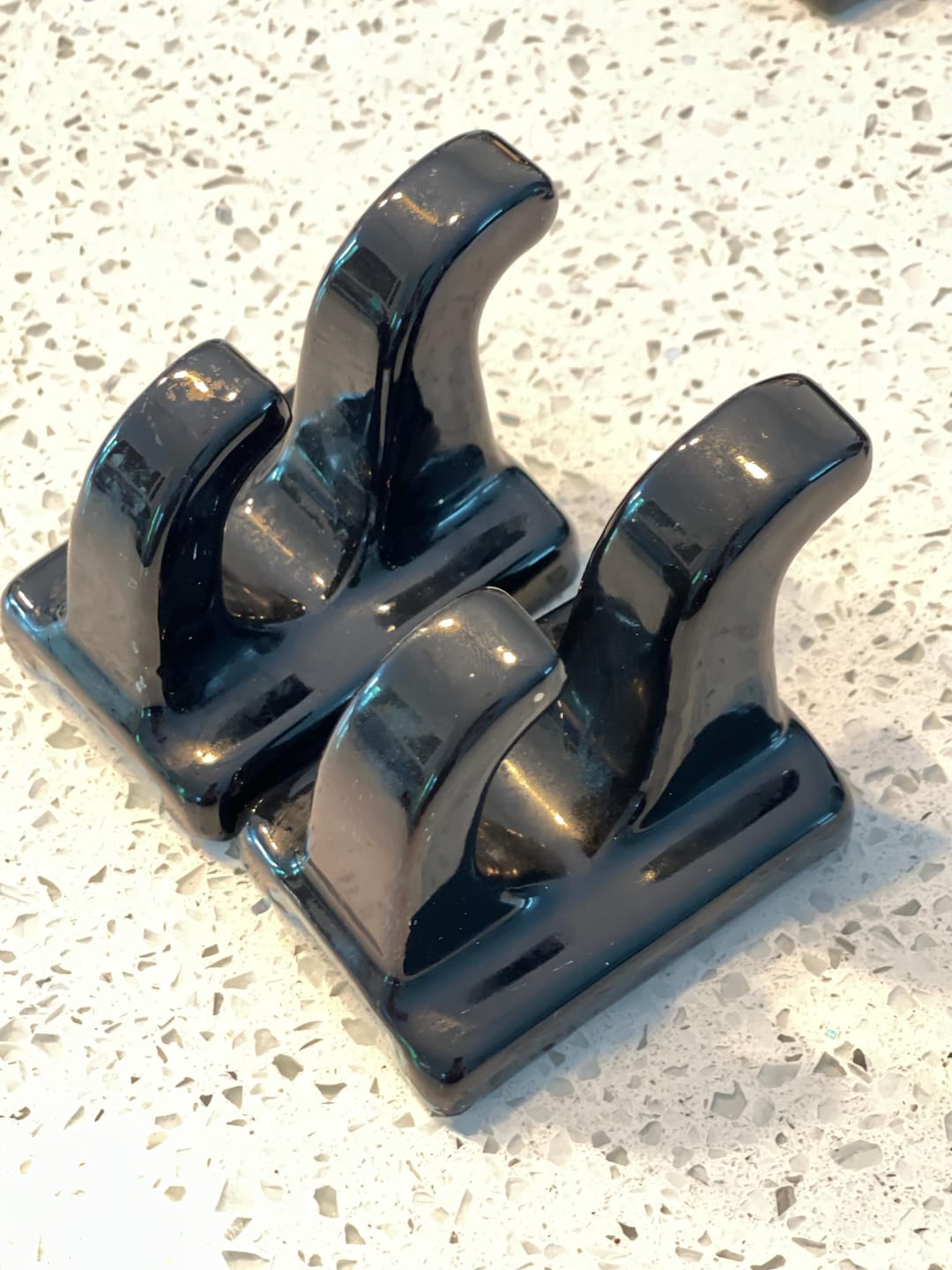 Vintage 1950s Porcelain Towel Hooks (pair) - Etsy
