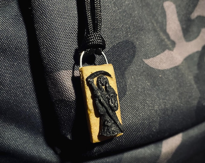 Scythe Gold & Blvck Paracord Zipper Pull / Pocket Piece