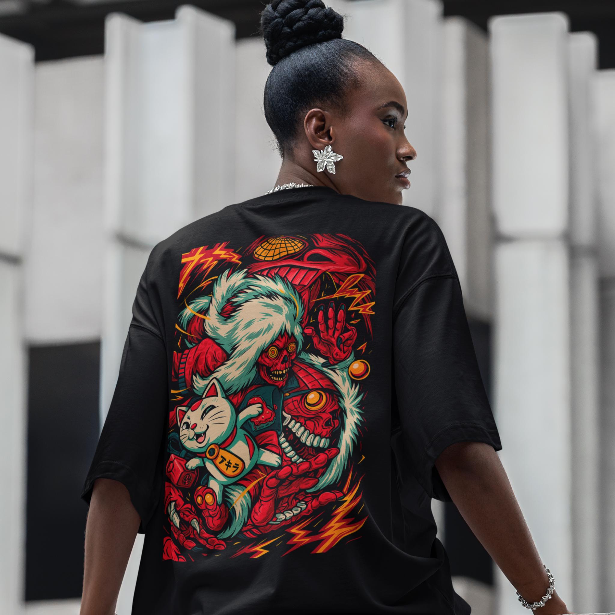 Turbo Granny Oversized Shirt • Black Organic Cotton T-shirt