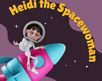 Personalized Space Adventure Storybook, Custom Kids' Gift (Digital Download)