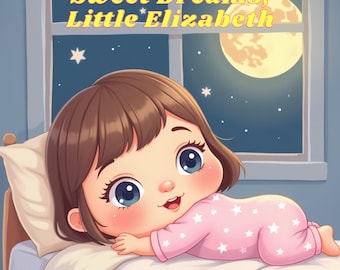 Personalized Toddler Bedtime Story Book, Calming Kids Night Routine Gift